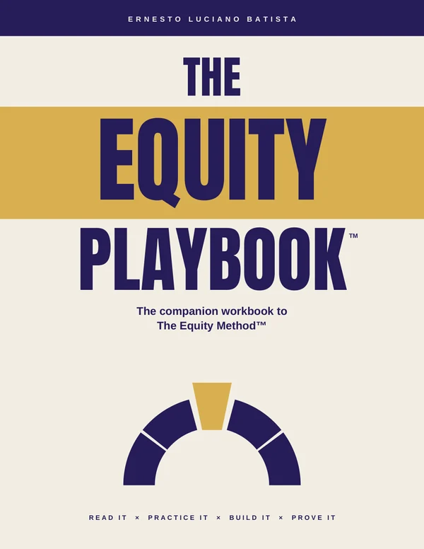 The Equity Playbook workbook cover